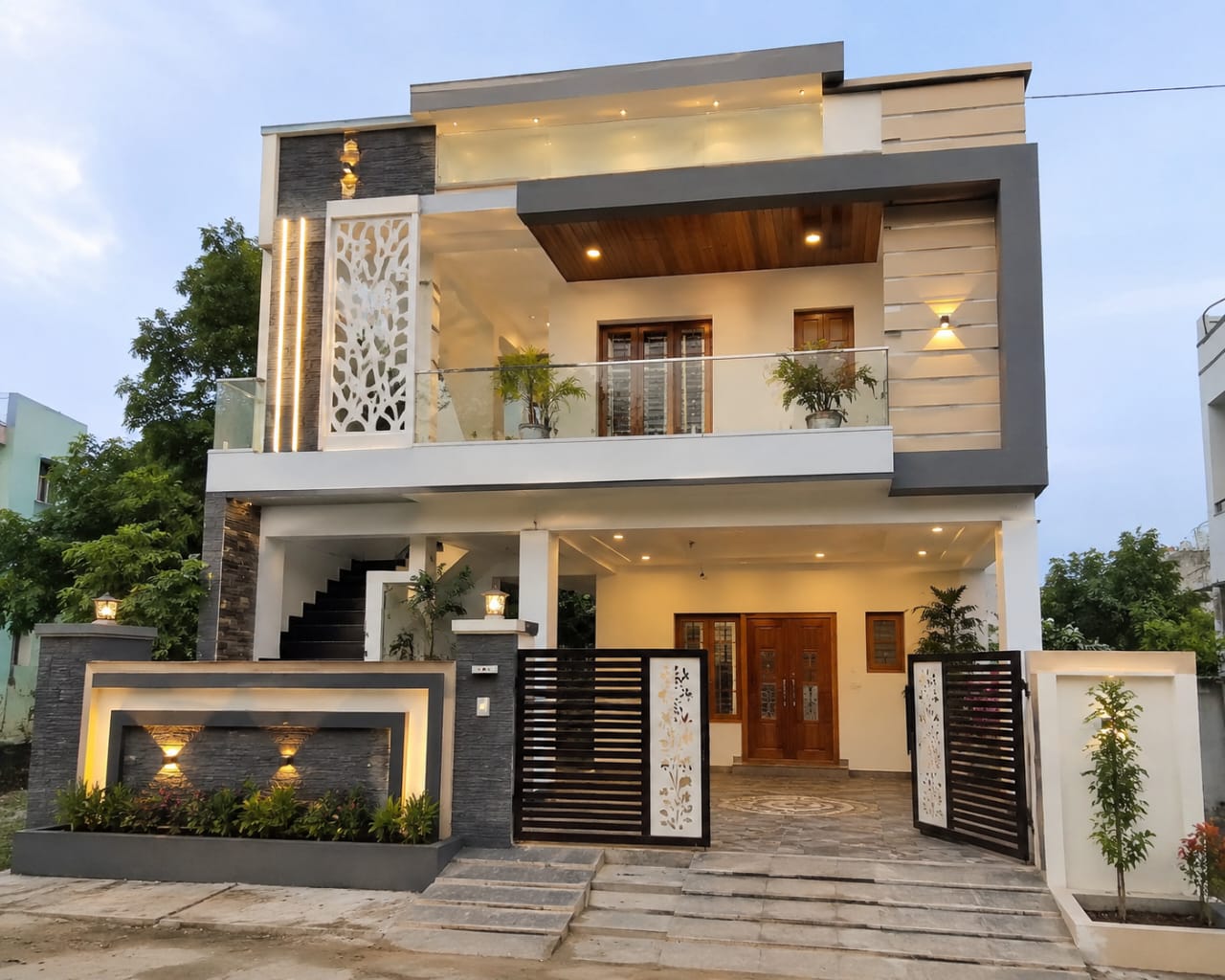 Elegant home entrance